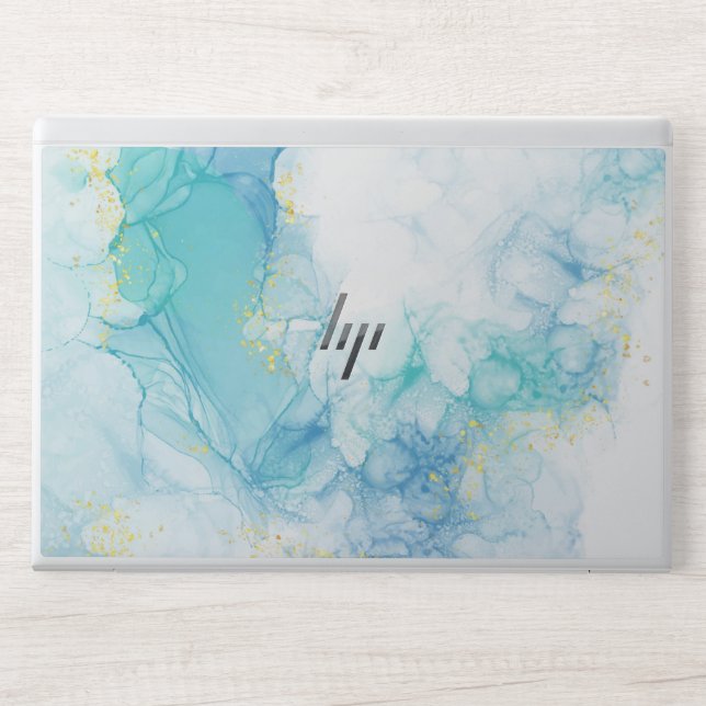 Realistic liquid marble EliteBook 840 G5/G6, 745 G HP Laptop Skin (Front)