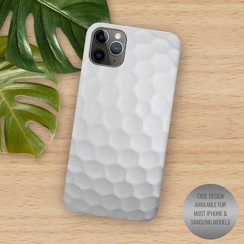 Realistic Looking Golfball Dimples Texture Pattern iPhone 11 Pro Max Case
