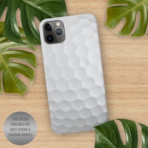 Realistic Looking Golfball Dimples Texture Pattern iPhone 11Pro Max Case