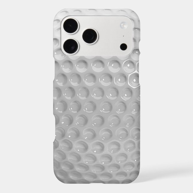 Realistic Looking Golfball Dimples Texture Pattern Iphone Case (Back)