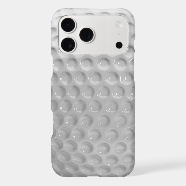 Realistic Looking Golfball Dimples Texture Pattern Iphone Case (Back)
