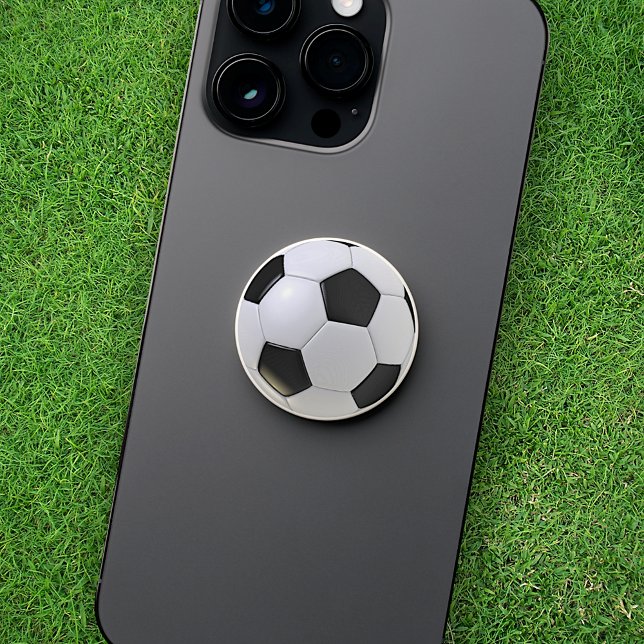Realistic Looking Soccerball Leather Pattern PopSocket (Creator Uploaded)