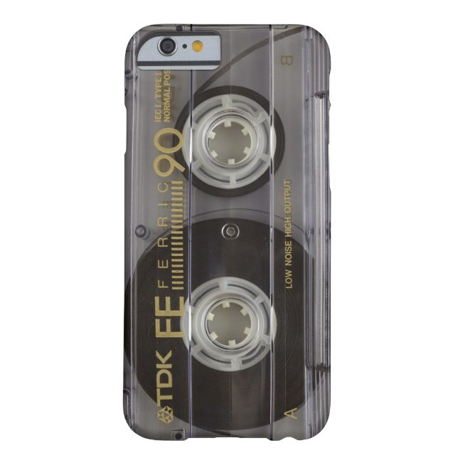 Realistic Looking Tape Cassette Cell Phone Case (Back)