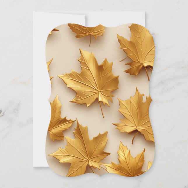 realistic maple leaf design (Front)