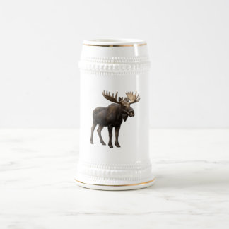 REALISTIC MOOSE DESIGN. SAMER BRASIL BEER STEIN