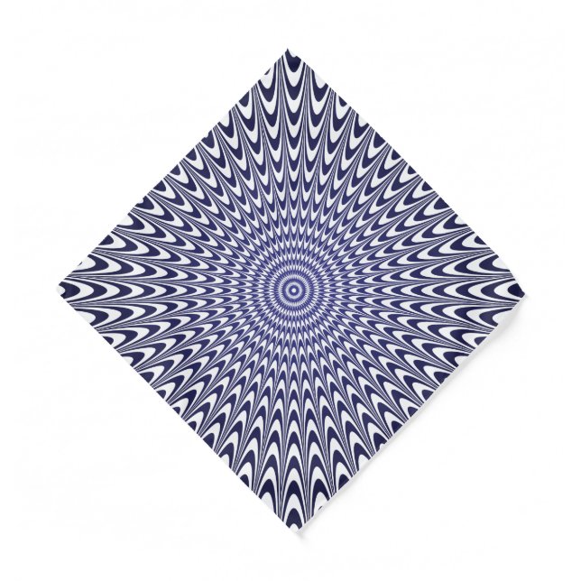 Realistic Optical Illusion Bandana – Modern Art  (Front)