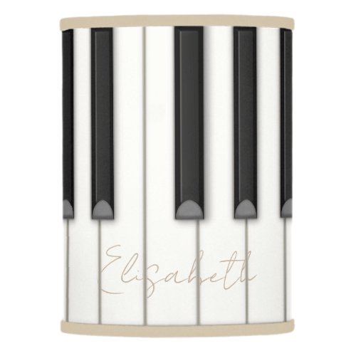 Realistic Piano Keys Personalizable Music Lamp Shade