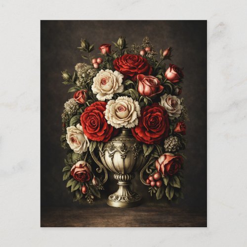 Realistic Rustic Floral  Decoupage & Scrapbook