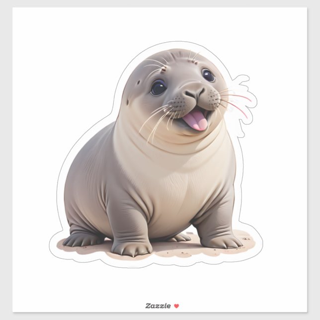 Realistic Seal Sticker (Sheet)