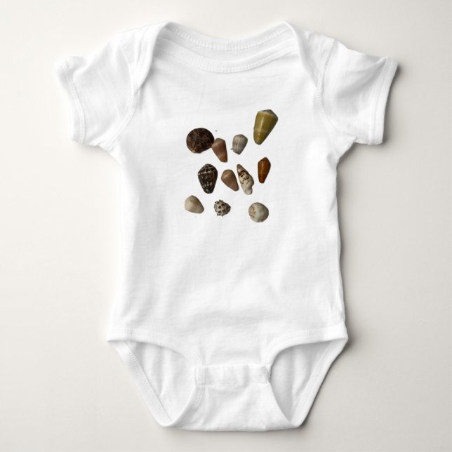 Realistic Shell Haul Baby Outfit Bodysuit (Front)