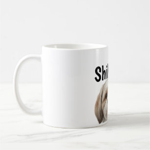 Realistic Shih Tzu Full Wrap 11oz Mug PNG   Custom