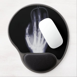 Realistic Skeleton Hand X-Ray with Mouse Gel Mouse Pad