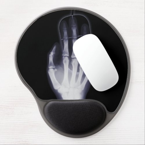 Realistic Skeleton Hand X_Ray with Mouse Gel Mouse Pad