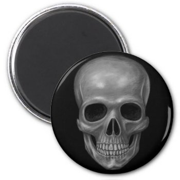 Realistic Skull Magnet by Figbeater at Zazzle