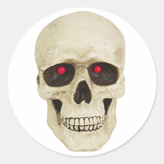 Realistic Skull stickers (Front)