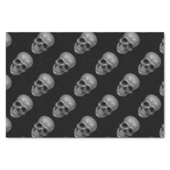 Realistic Skull Tissue Paper by Figbeater at Zazzle