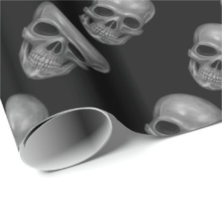 Realistic Skull Wrapping Paper