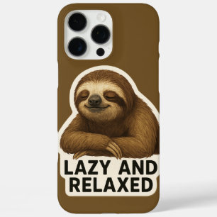 Realistic Sloth Sticker iPhone 16 Pro Max Case