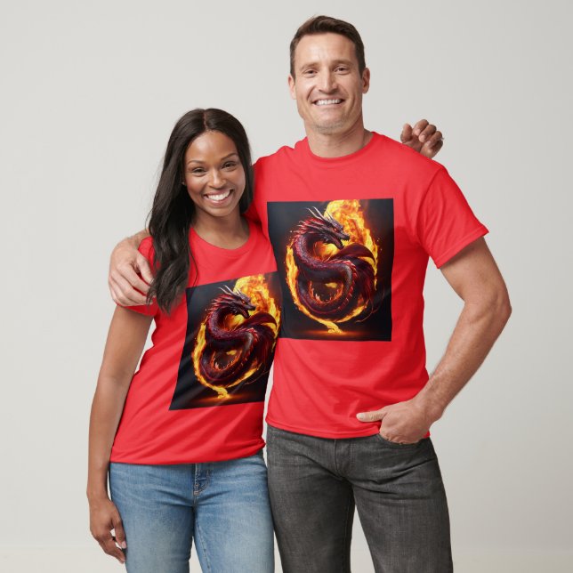 Realistic snake dragon T-SHRT T-Shirt (Unisex)