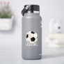 Realistic Soccer Ball Name Sticker