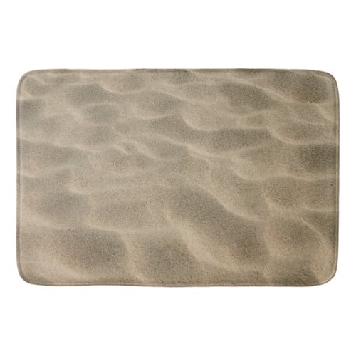 Realistic Soft Beach Sand Bath Mat