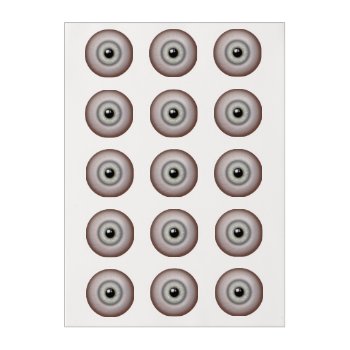 Realistic Staring Eyeball Edible Frosting Sheets by kithseer at Zazzle