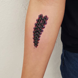 Realistic Stitched Wound 2 Temporary Tattoo