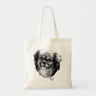 Realistic Tibetan Spaniel Tote – Dog Photo Art Bag