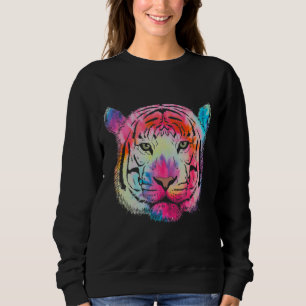 Realistic Tiger Head Skin Paw 15 Sweatshirt