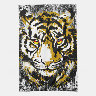 Realistic Tiger Kitchen Towel - Cool Tiger Head