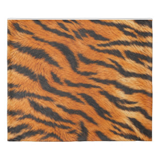 Realistic Tiger Skin Animal Print Duvet Cover