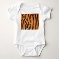 Realistic tiger skin texture.