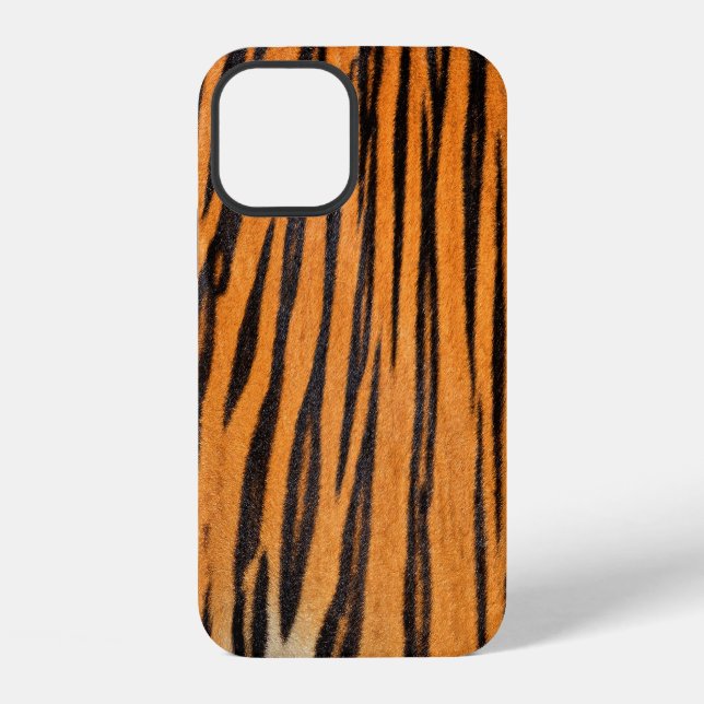 Realistic tiger skin texture. iphone case (Back)