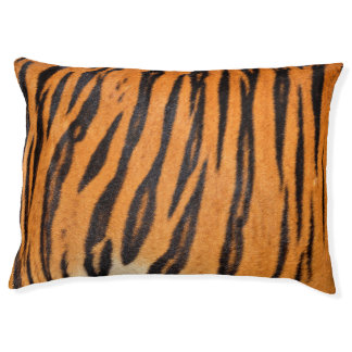 Realistic tiger skin texture. pet bed