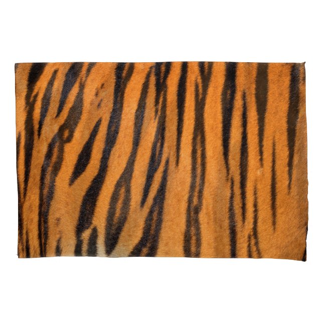 Realistic tiger skin texture. pillow case (Front)
