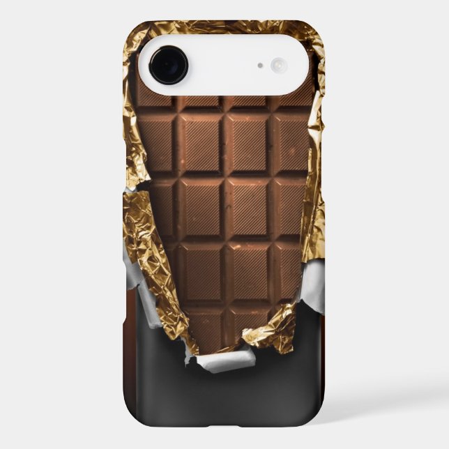 Realistic Unwrapped Chocolate Bar iPhone 6 case (Back)