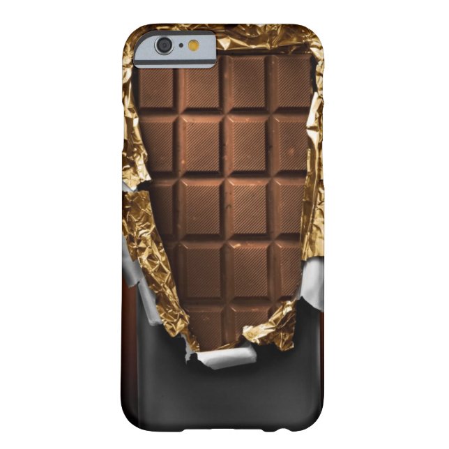 Realistic Unwrapped Chocolate Bar iPhone 6 case (Back)