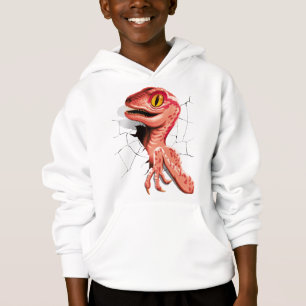 Realistic Velociraptor Dinosaur Hatching Hoodie