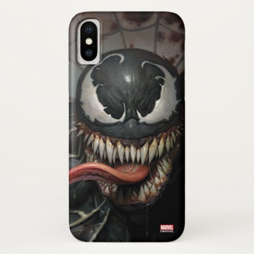 Realistic Venom Illustration iPhone X Case