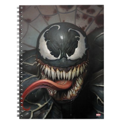 Realistic Venom Illustration Notebook