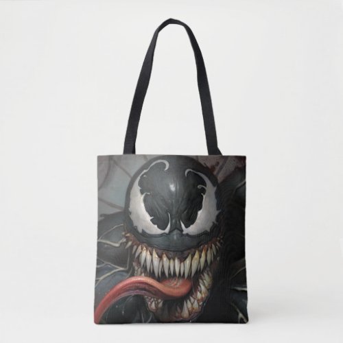 Realistic Venom Illustration Tote Bag