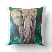 Realistic Watercolor Elephant