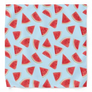 Realistic Watermelon Slice Summer Pattern Bandana