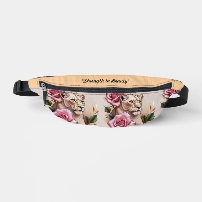 "Realistic Wild Bloom" Fanny Pack (Front)