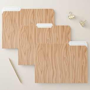 Realistic Wood Texture Folders with Classic Look