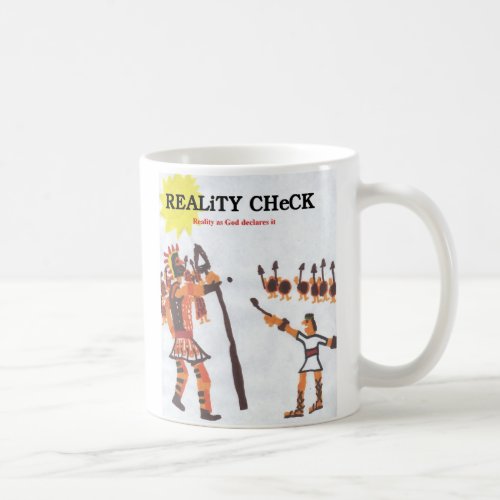 Reality Check _ David  Goliath Coffee Mug