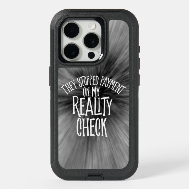 Reality Check OtterBox iPhone Case (Back)