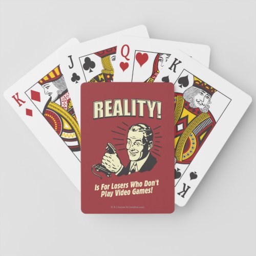 Reality For Losers Poker Cards