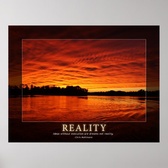 Reality - Ideas in Motivation Poster (Front)