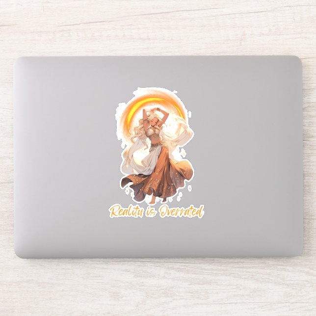 Reality is Overrate Sticker (Computer)
